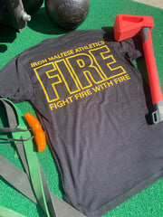 Classic Fight Fire With Fire T-Shirt - Black & Gold