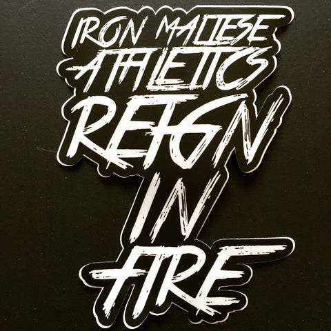 Reign In Fire decal